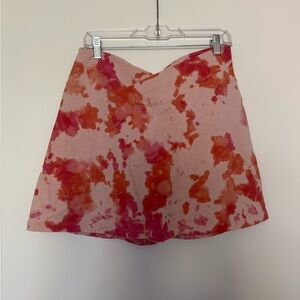 PINK Victoria's Secret Pink and Orange Mini Skort